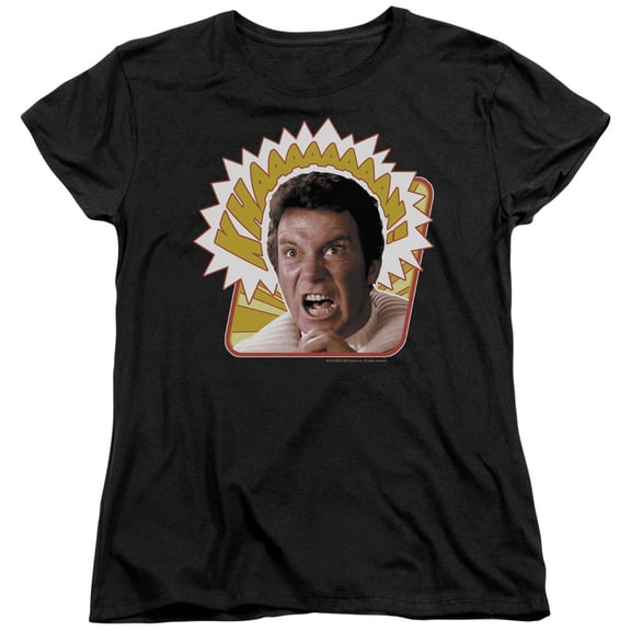 Star Trek Khaaaaaan Women's T-Shirt Black