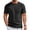#01Black, variant on Men's T-Shirts Short Sleeve Knit Shirts Casual Crewneck Ribbed Dress Tee Shirt Brown XL