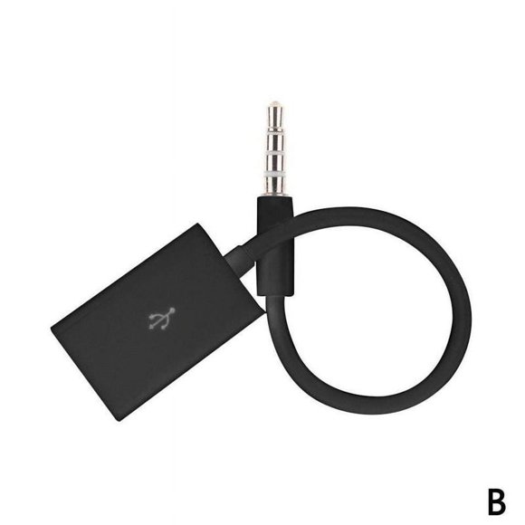 XINYUAN 3.5mm Male Car AUX Audio Plug Jack To USB 2.0 Female Converter FAST Adapter