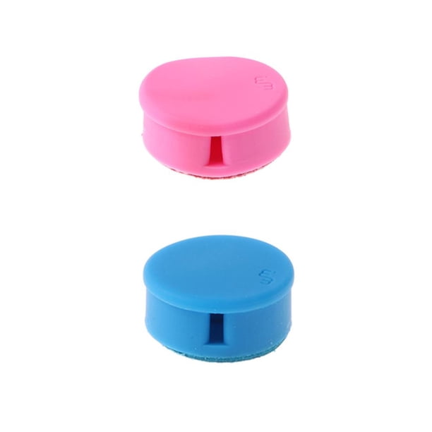 Enrollador de auricular 2 piezas Auricular Auricular Cable Winder Organizador Cord Wrap Azul y rosa Azul y rosa Magideal Enrollador de auricular