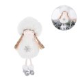 thumbnail image 1 of Bearachild Adornos navideños para el hogar 2021 muñeco de Ángel de Navidad adorno de árbol de Navidad guirnalda elfo Deco Navidad regalos de Kits de decoración para fiestas Blanco, 1 of 6