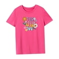 thumbnail image 4 of Camiseta para mujer, ropa de verano, disfraz de moda, camiseta con cuello redondo para acampar y oficina S, 4 of 7