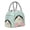 Light Grey, variant on Horeoi White Bunny Bottom And Easter Eggs Pattern Large Insulated Lunch Bag for Work, School, Picnic - Waterproof, Durable Oxford Cloth, Comfortable Handle-Light Grey