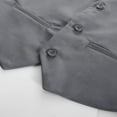 thumbnail image 3 of Boys 3 Button Formal Suit Vest with Tie, 3 of 12