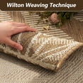 thumbnail image 2 of SIXHOME Outdoor Mat 2'x3' Front Door Mat Tropical Indoor Entryway Doormat Polypropylene Washable Non Shedding, Easy Clean, Waterproof, Durable Outdoor Doormat Neutral Brown, 2 of 7