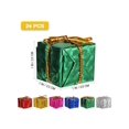 thumbnail image 2 of Gift Box Christmas Ornaments 24 Pieces Mini Wrapped Present Boxes Miniature Foil Ornaments Decoration Boxes,Christmas Decorations,Christmas Shiny Mini Boxes Ornaments 1.2 Inches, 2 of 8