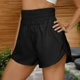 thumbnail image 2 of ZQUUVOU Women's Shorts High Waisted Solid Color Elastic Casual Summer Pant(Black,2XL), 2 of 8