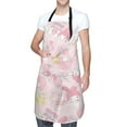thumbnail image 4 of Kuromi and My Melody Adjustable Bib Aprons, Waterdrop Resistant Apron with 2 Pockets for Kitchen Cooking Restaurant BBQ Painting Crafting, 4 of 7