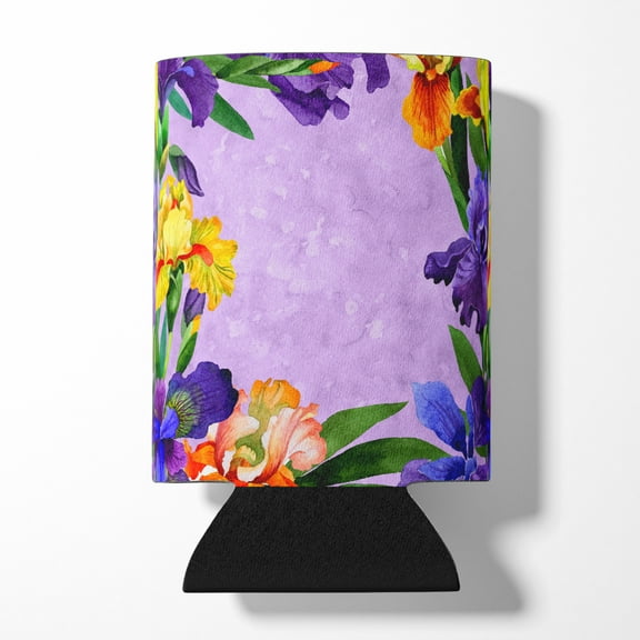 Irises Can or Bottle Hugger