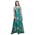 thumbnail image 1 of Bimba Bird Ladies Printed Long Tank MaxiDressResort Wear Evening Gown-Small, 1 of 6