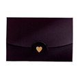 thumbnail image 1 of yingyy Romantic Paper Letters Envelope Portable Vintage Wedding Ceremony Invitation Card Storage Envelopes Party Accessories Black, 1 of 6