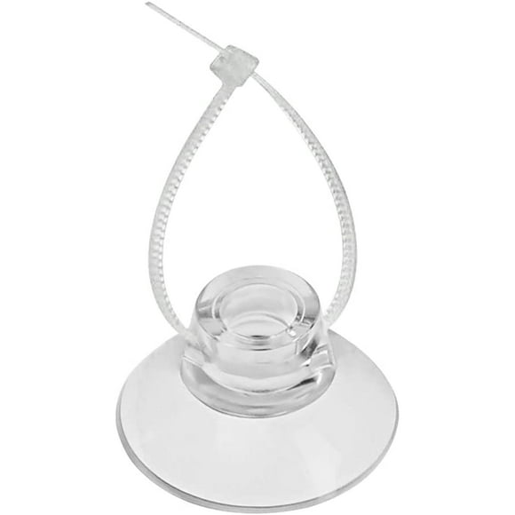 Pack of 20 Suction Cups with 20 Adjustable Zippers for Aquarium Aquarium Binding Moss