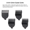 thumbnail image 2 of USB Charging Hair Clipper 3-6-9-12mm Guide Comb with Hair Clipper Stand Beard Comb / Scissor and Cutting Cape, 2 of 19