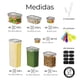 thumbnail image 3 of Contenedores para Alimentos, Juego de 42 Recipientes Hermeticos con Tapa, Etiquetas de Pizarrón y Marcador, Organización y Almacenamiento de Cocina, 3 of 9