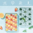thumbnail image 7 of Circle Ice Cube Tray, Round Ice Cube Trays for Freezer with Lid , Ice Tray Making 66pcs Sphere Ice Cube Mold, Ice Makers Countertop for Coffee Cocktail Whiskey, Kitchen Gadgets Gifts(2pcs), 7 of 7