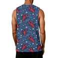 thumbnail image 6 of Satingcolo Sleeveless Tank Top for Men, Hawaiian Graphic Sleeveless Shirt, Summer Beach Daiyl Wear Tops, 6 of 6