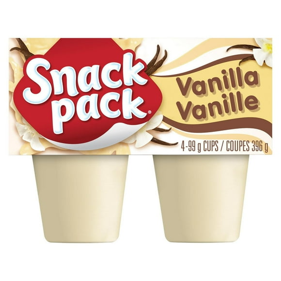 Coupes de pouding à la vanille de Snack Pack ® 4 coupes, 396 g
