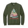 thumbnail image 2 of All Booked for Christmas Sweatshirt, Book Tree Shirt for Book Lovers, Bookworm Holiday Sweatshirt, 2 of 5