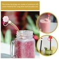 thumbnail image 6 of 6pcs Drinking Straws Covers Cartoon Straw Caps Decorative Straw Plug Protectors, 6 of 6
