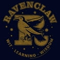 thumbnail image 2 of Men's Harry Potter Ravenclaw Wit, Learning, and Wisdom  Graphic Tee Navy Blue X Large, 2 of 5