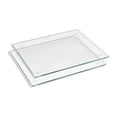 thumbnail image 2 of 2-Pack Clear Cutting Boards – Large Non-Slip Plastic Chopping Boards for Bread, Meat, Vegetables & Kitchen Prep, 2 of 10