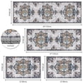 thumbnail image 2 of TECHVIDA Kitchen Rugs 4 Piece Set,Non Slip Machine Washable Kitchen Mats,Boho Vintage Abstract Kitchen Carpet for Farmhouse Living Room Hallway, 2 of 8