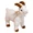 White-11.8in, variant on Cuddle Goat Stuffed Animal-Gifts for Friends, Wild Farm Animals, Goat Plush Toy 11.8inches