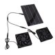 thumbnail image 3 of Kit de ventilador de Panel Solar de 10W, ventilador de escape doble con energía Solar resistente a la intemperie, montado en la pared para gallineros, invernaderos y cobertizos, 3 of 8