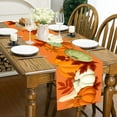 thumbnail image 4 of Fall Tablecloth 72x13 Inch Thanksgiving Autumn Pumpkin Orange Table Cover For Party Picnic Dinner Decor, 4 of 6