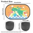 thumbnail image 6 of KUIFORTI Cartoon Dinosaur Car Window Shades for Side Window, Baby Sun Shade for Car Window, 20.47" x 12.59" Automotive Interior Sun Protection, 6 of 6