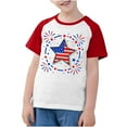 thumbnail image 2 of Xdegoge Order History Online July 4Th 4Th of July Clothes for Girls Boys Kids Graphic American Flag Shirt Usa Patriotic Shirt Crewneck Summer Short Sleeve T Shirt 3 Years Old Girl Gift, 2 of 7