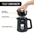 thumbnail image 5 of TRU Rapid Cold Brew Coffee Maker - Adjustable Brew Strength for Mild, Medium & Bold Coffee - Patented Vacuum Technology for Fast Extraction - Dual Mesh Filters - Makes 17 oz, 5 of 8