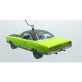 thumbnail image 2 of Christmas Ornament for 1969 Plymouth Hemi GTX Lime Green/Black Roof Greem Rims Ltd Ed, 2 of 3