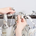 thumbnail image 2 of No. 918 Marita Folk Floral Linen Blend Sheer Tie Top Curtain Panel, 2 of 5