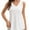 White, variant on Womens V Neck Summer Tank Tops Trendy Casual Loose Fit Flowy Sleeveless Shirts