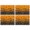 Orange Halloween Bats, variant on Occult Halloween Pattern Summer Placemats Table Placemats Set Of 4-Linen Kitchen Washable Placemats Table Mats 11.8"x17.7" Non-Slip Heat Resistant