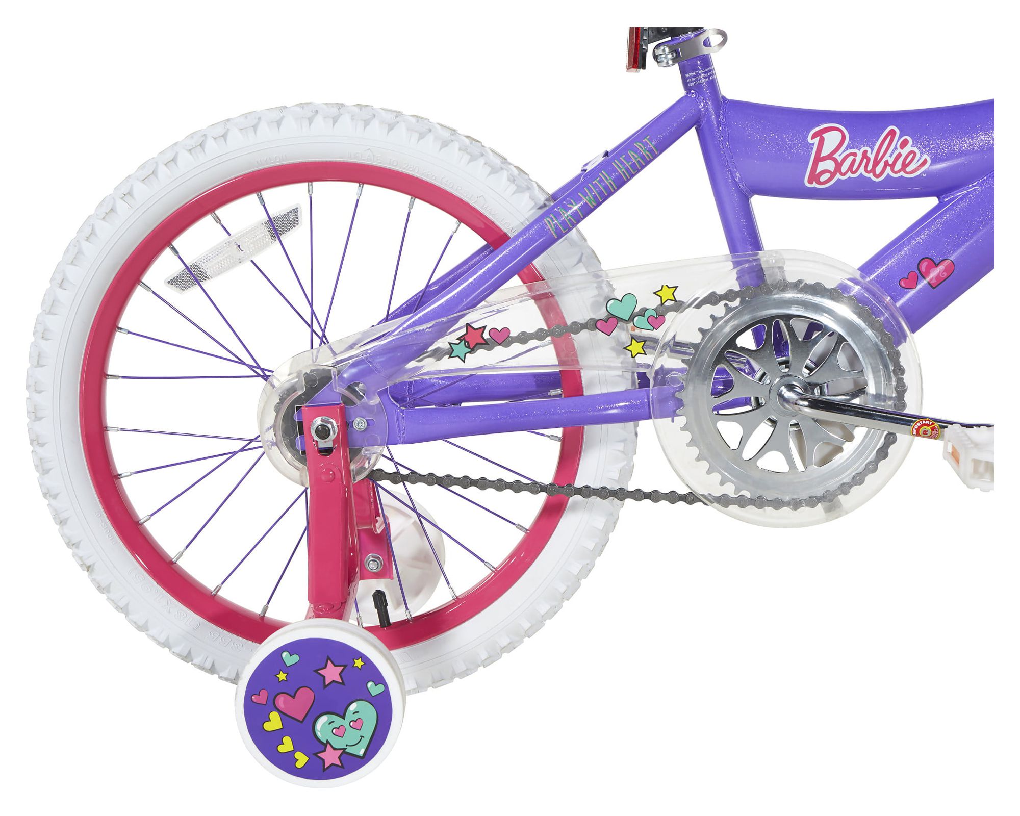 Dynacraft Barbie 18-Inch Girls BMX Bike For Age 6-9 Years - image 5 of 10