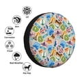 thumbnail image 5 of Rv Spare Tire Cover 14 inch - Stamp Pattern world Tire Covers for Trailers, Adjustable Camper Spare Tire Cover, 5 of 7
