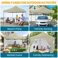 thumbnail image 5 of COBIZI Pop-up Canopy 10x10 Tents for Parties, Outdoor Canopy with Sidewalls and Carry Bag,Waterproof Tent for Backyard, Wedding, Event, Sports, Commercial, Khaki, 5 of 6