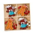 thumbnail image 2 of 12 piezas de adorno navideño de hombre de jengibre perfecl colgante de dibujos animados, 2 of 8