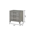 thumbnail image 4 of JERFIT Modern 5-Piece Full Bedroom Set with LED Headboard, Bluetooth Speakers, USB Ports & Ample Storage in Gray Wood Finish, 4 of 10