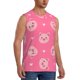 thumbnail image 2 of Balery Cartoon Pigs and Hearts Camisetas sin mangas para hombre, absorbe la humedad y protege contra el mal olor.-3X-Large, 2 of 7