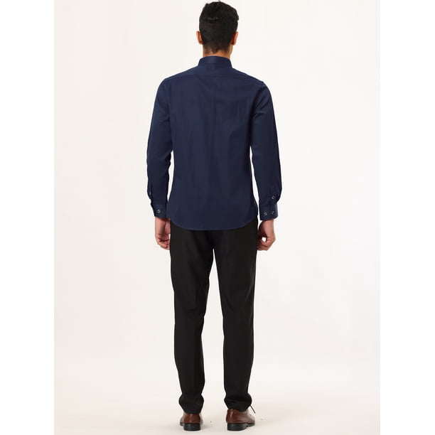Camisa De Manga Larga Para Caballero Lee Talla CH Azul/Rojo A Precio De Socio | Sam's Club En Línea