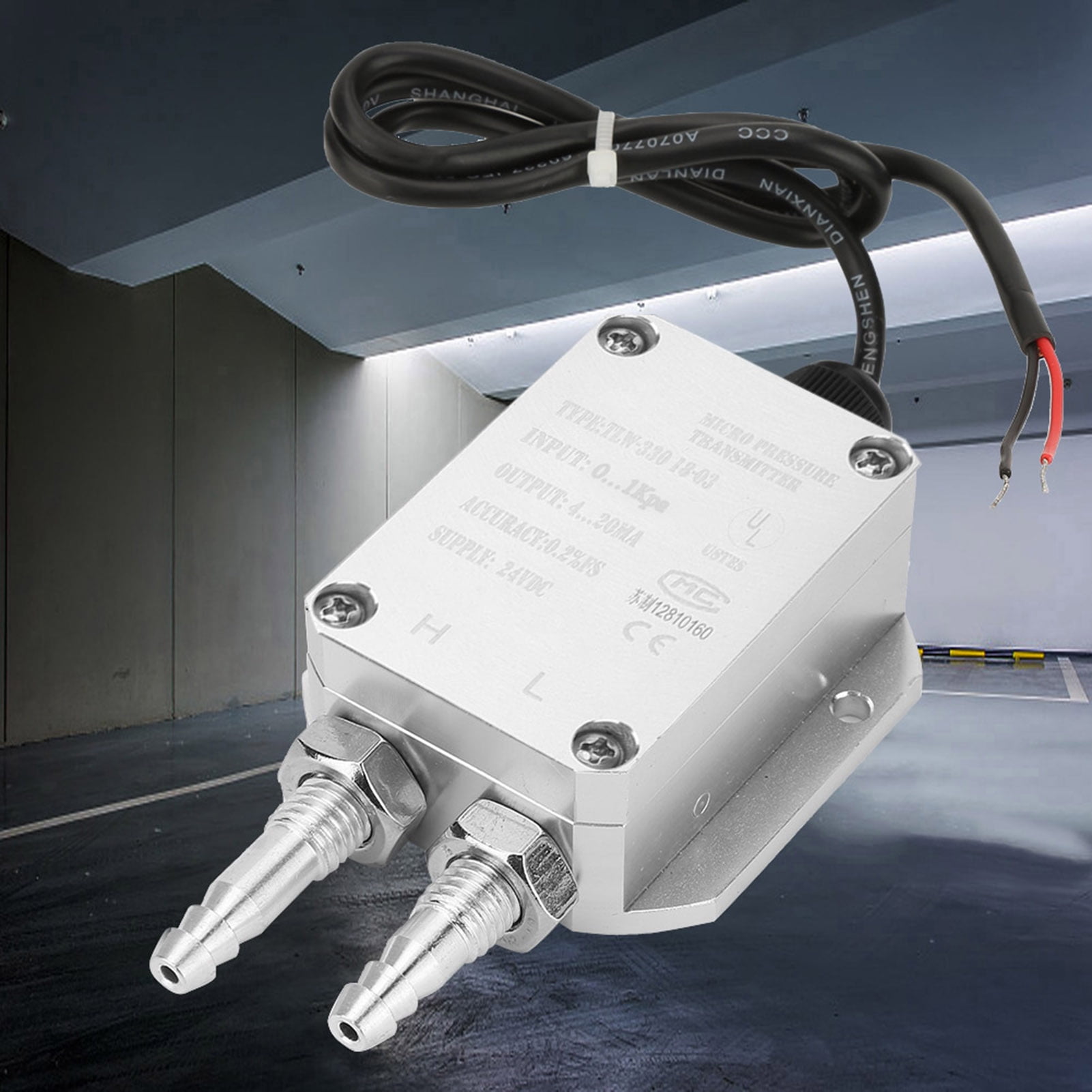 Differential Pressure Transmitter, DC24V Durable Pressure Transmitter