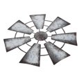 thumbnail image 3 of Iron Windmill Decorative Wall Pendant Metal Handicraft, 3 of 4