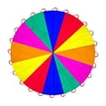 thumbnail image 1 of Juguete de paracaídas AMYESE, 500 cm, arcoíris, 24 asas, para exteriores, 1 of 8