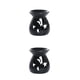 thumbnail image 4 of Billuyoard Idea de regalo única - Quemador de incienso para quemador de aromaterapia Aceite esencial Quemador de aceite esencial negro negro 2Conjunto, 4 of 6