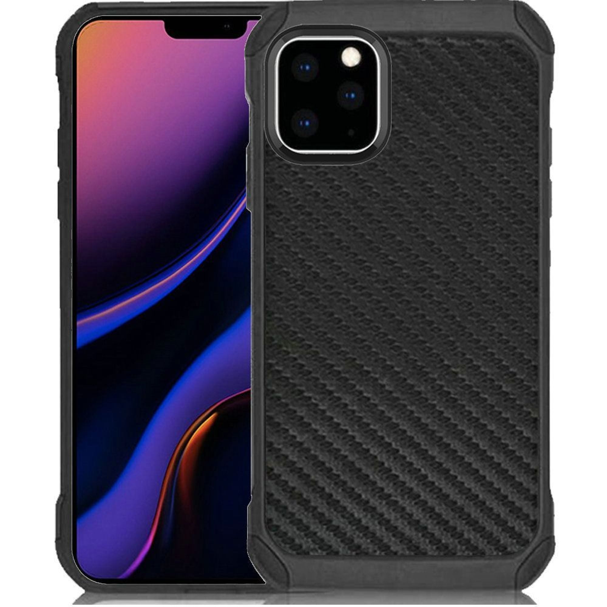 For Apple iPhone 11 Pro Max Case, by Insten High Quality Design Carbon