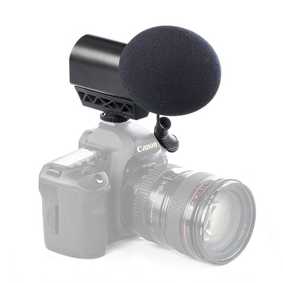 Saramonic VMIC Stereo Condenser Video Microphone +Rubberized Shockmount, High-Pa