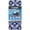 Blue Circle Paw, variant on Drymate Pet Bowl Placemat, Dog & Cat Food Feeding Mat (12" x 19") - Absorbent Fabric, Waterproof Backing, Machine Washable